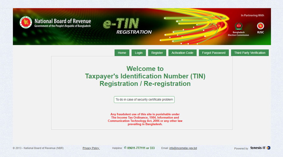 How to Obtain an e-TIN in Bangladesh?